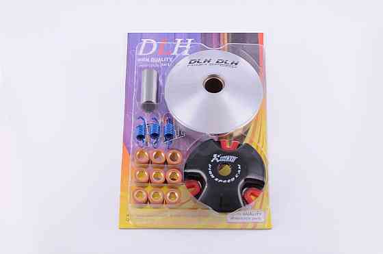 Варіатор передній (тюнінг) скутер Ямаха Йог 90, 2T Стелс 50 (р. латунь 9шт, палець, пруж. зчеп.) Мукачево