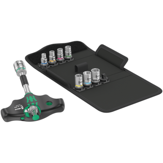 Wera Викрутка Т-подібна реверсивна з комплектом насадок, 9шт 05023470001 Одеса