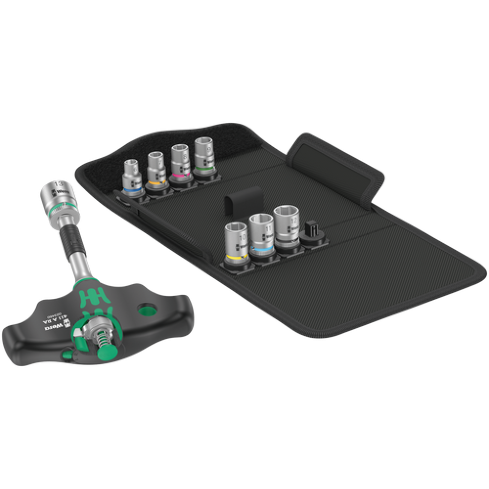 Wera Отвертка Т-образная реверсивная с комплектом насадок, 9шт 05023470001 Одесса - изображение 2