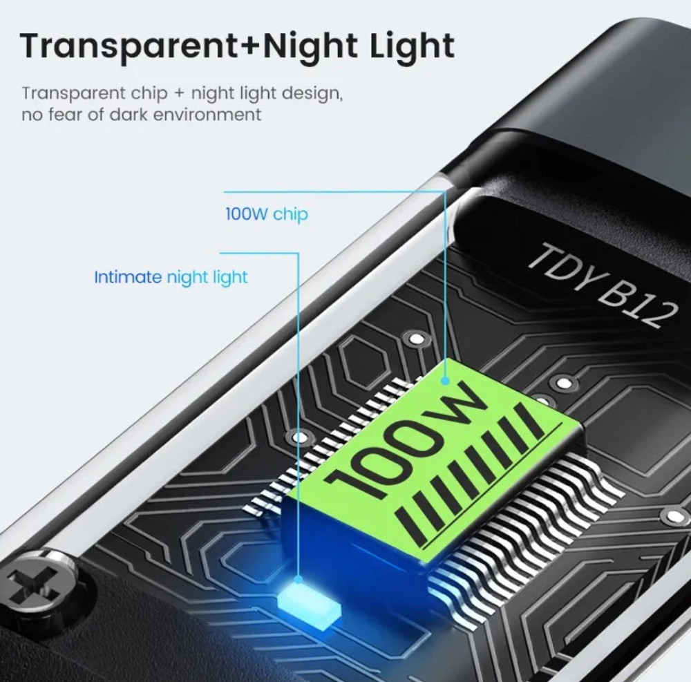 Універсальний зарядний кабель 3в1 на 100W Киев - изображение 5