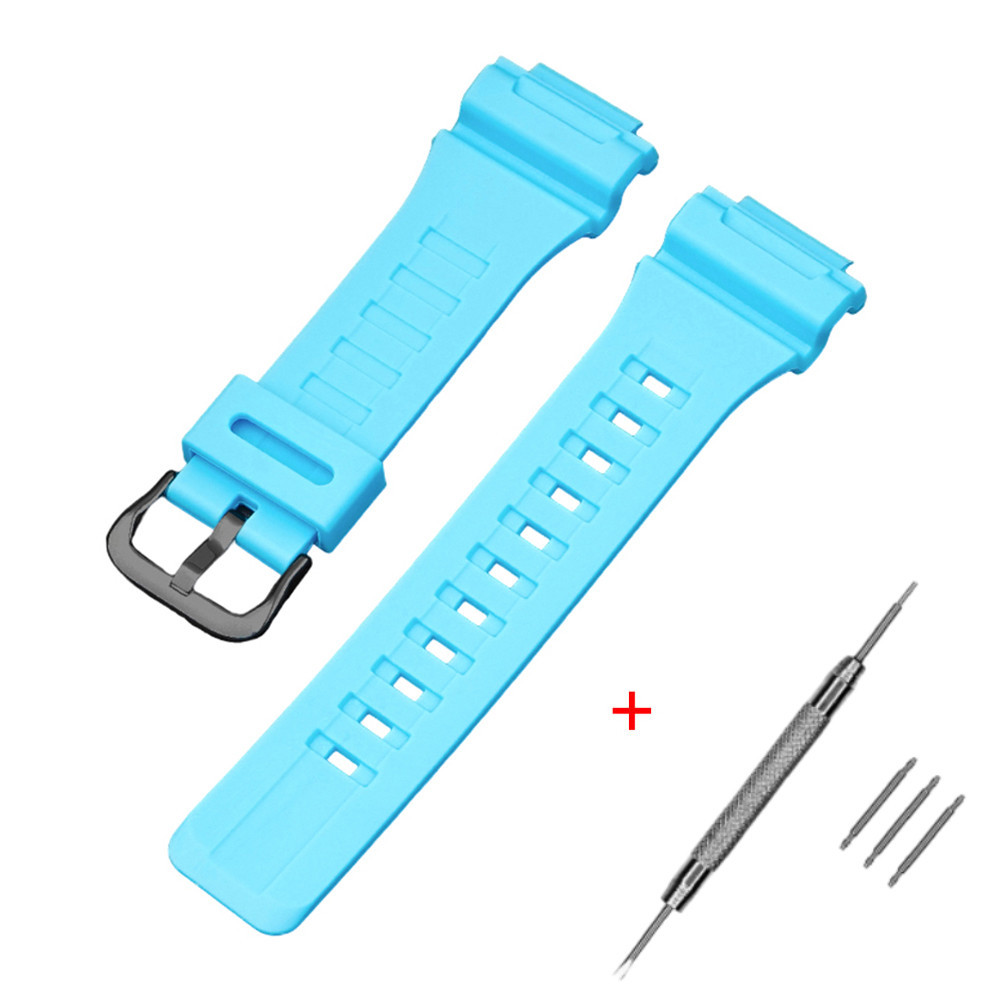 Ремешок для Casio AE-1000W Light Blue BK SBR Киев - изображение 1