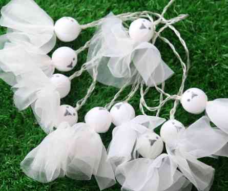 Гирлянда на Хэллоуин Привидение 150 см 10 led теплый белый Киев