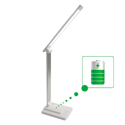 Настільна лампа Євросвітло LED акумуляторна Ridy-10-2-PWR 10 Вт біла Вінниця - фото 1