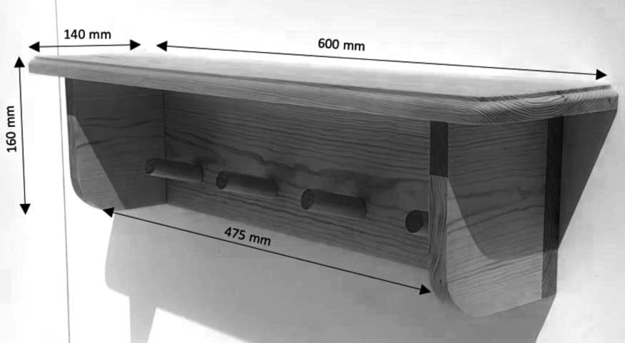 Полка для ванной 