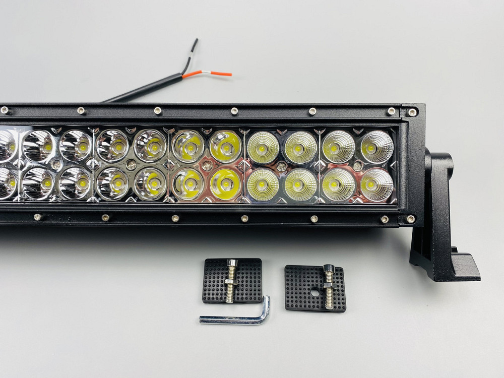 Світлодіодна панель до вантажівки додаткове світло Фара LED BAR прямокутна 120W Мукачево - фото 10