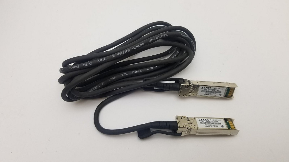 Оптичний кабель Zyxel DAC10G-3M пасивний кабель Twinax 10G Луцьк - фото 1