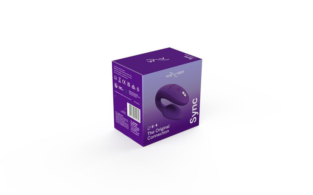 Смарт-вибратор для пар We-Vibe Sync 2 Purple, 10 виброрежимов, пульт ДУ Sex Aura Киев - изображение 9