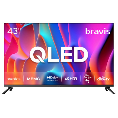 Телевизор Bravis 43K7000Q Винница - изображение 1