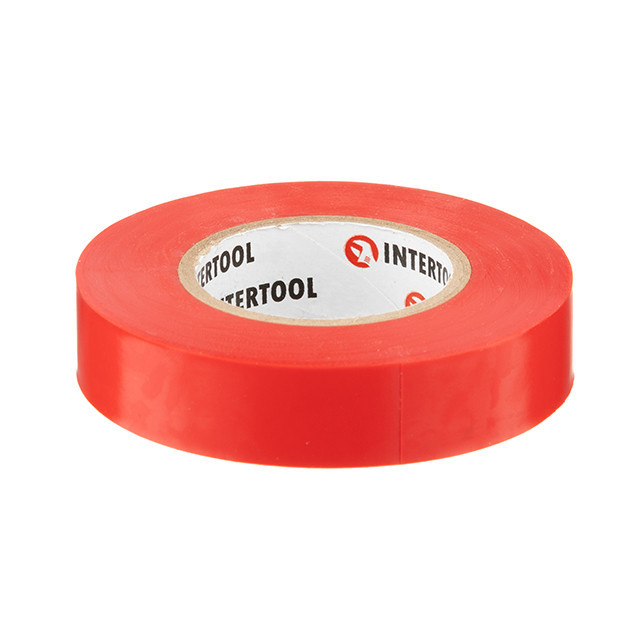 Лента изоляционная 0.15мм*17мм*20м красная INTERTOOL IT-0050 Київ - фото 2