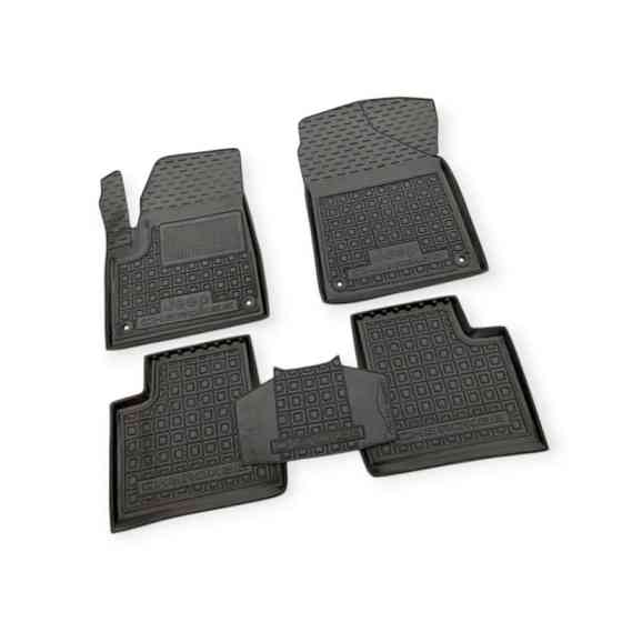 Килимки салону Jeep Cherokee (2013-) (kl) борт 2,5 см, з перемичкою Мукачево