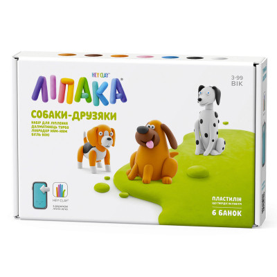 Набор для творчества Lipaka Собаки-друзяки Далматинець Турбо, Лабрадор Ням-Ням, Бігль Вокі (60058-UA01) Винница - изображение 1