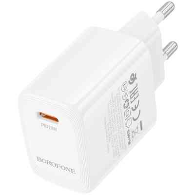 Зарядное устройство BOROFONE BN26 Fuente USB-C PD20W White (6941991120237) Винница