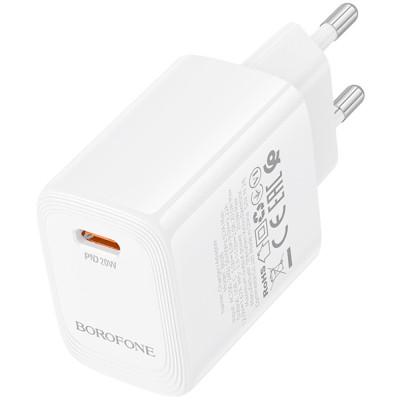 Зарядний пристрій BOROFONE BN26 Fuente USB-C PD20W White (6941991120237) Вінниця - фото 3