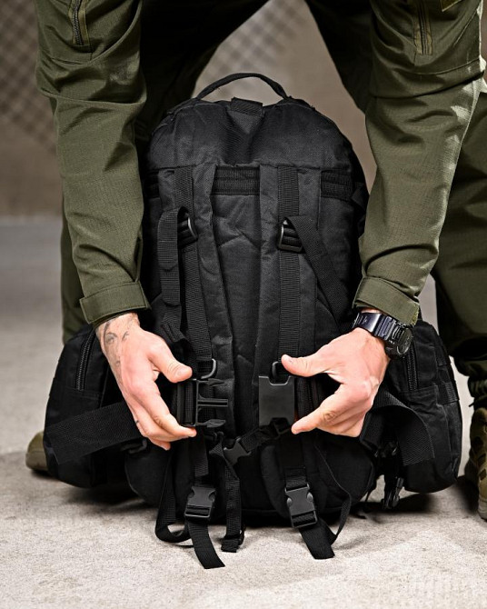 Рюкзак тактичний bresh black 55Л ПП8053 Одеса - фото 3