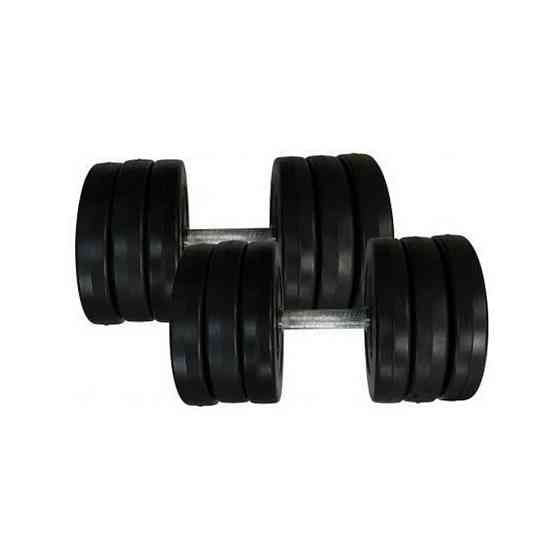 Гантели наборные композитные в пластиковой оболочке 2 шт по 16,5 кг Rock Pro-R NE-PL-R-016-2 Винница