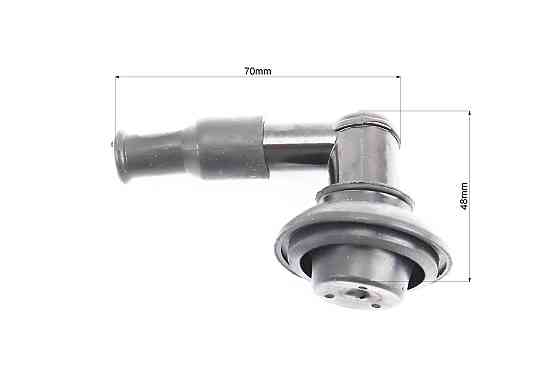 Ковпачок свічки "люлька" 90град з гумкою великий, тип. 1 Київ