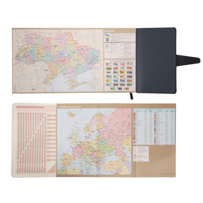 Тижневик Leo planner датований 2026 "Alpha", м‘який, темно-синій, 352 сторінки (252629) Вінниця - фото 7