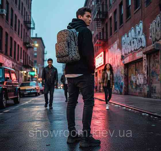 Чоловічий брендовий рюкзак Boss (2022) black Київ