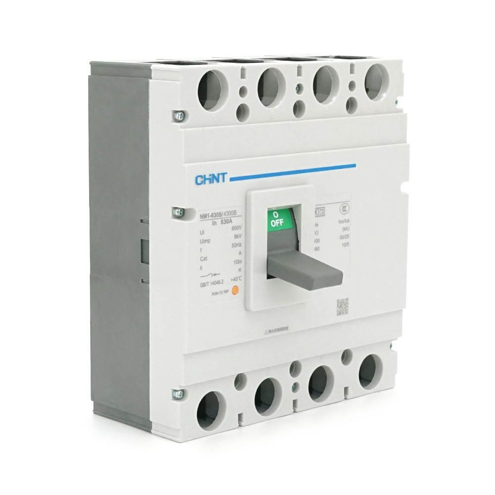 Автоматичний вимикач змінного струму CHINT NM1-630S/4300-630A 4P, 380 В. 315-400A. 35КА/400В; 8КА/690В. 270,5 * 240 * 112mm Київ - фото 1