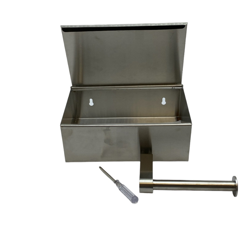 Органайзер з нержавіючої сталі для туалетного паперу 20515 Луцьк - фото 1