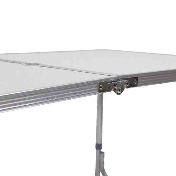 Стіл і 4 стільці для пікніка набір туристичних алюмінієвих складних алюмінієвих меблів для кемпінгу 8812-4 Київ