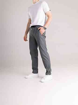 Мужские брюки карго демисезонные темно-серые коттоновые Pobedov Step Киев