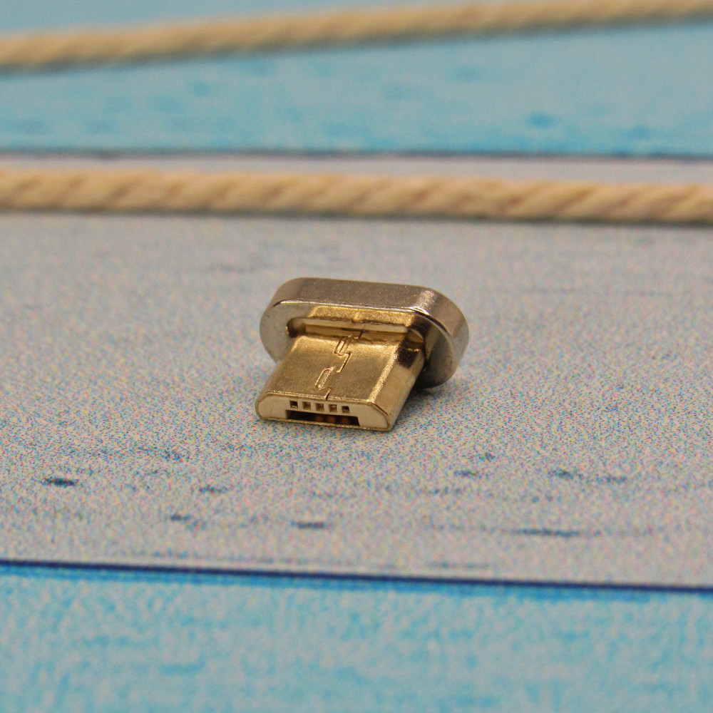 Магнітний кабель Pzoz 1 м MicroUsb Gray Київ - фото 6