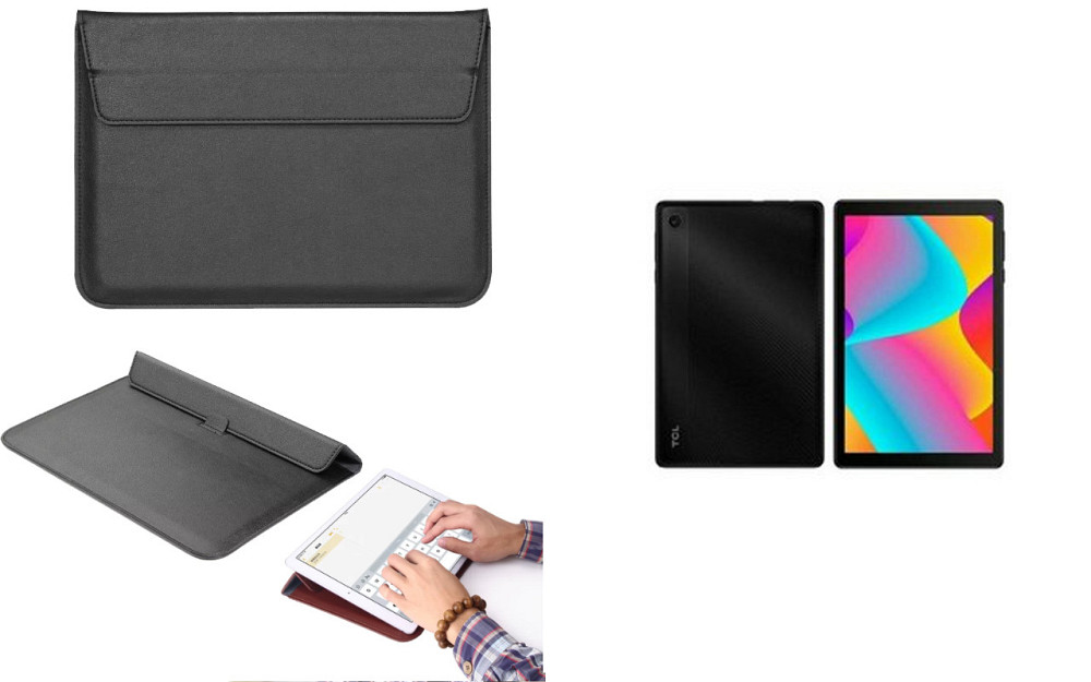 Чехол-конверт VitoCase для TCL TAB 8 LTE, с функцией подставки для планшета Черный Киев - изображение 1