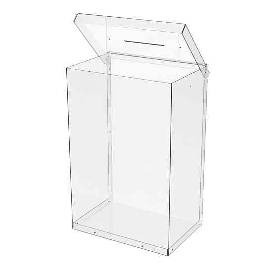 Ящик EKOSTAR без замка для пожертвований и сбора денег 220x150x330. Объем 11 литров Киев