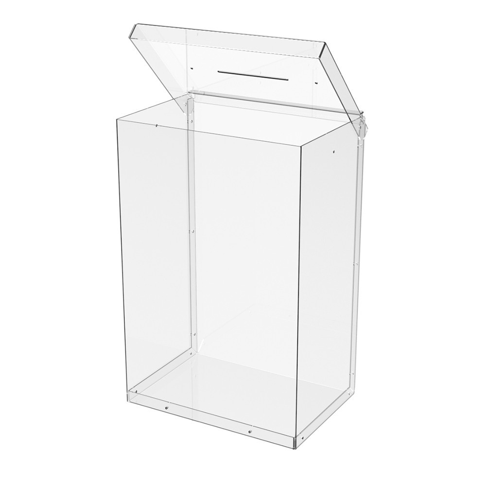 Ящик EKOSTAR без замка для пожертвований и сбора денег 220x150x330. Объем 11 литров Киев - изображение 5