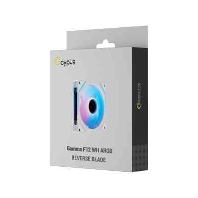 Кулер до корпусу OCYPUS GAMMA F12 WH ARGB REVERSE BLADE (GAMMA-F12-WH1AM01X-GL) Вінниця
