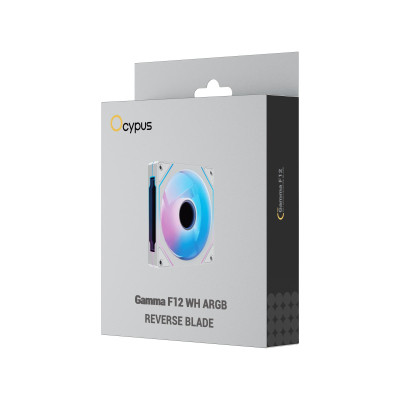 Кулер до корпусу OCYPUS GAMMA F12 WH ARGB REVERSE BLADE (GAMMA-F12-WH1AM01X-GL) Вінниця - фото 6