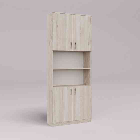 Шкаф офисный ОШ-3, Дуб Самоа Димчастий, 800/340/2100 Львов