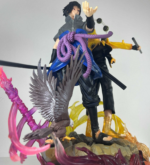 Комплект фигурок Наруто и Саске Naruto Shippuden 32см anime. Харьков - изображение 3