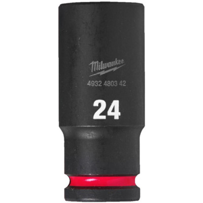 Головка торцевая Milwaukee ShW 1/2" 24 мм, длинная (4932480342) Винница - изображение 1