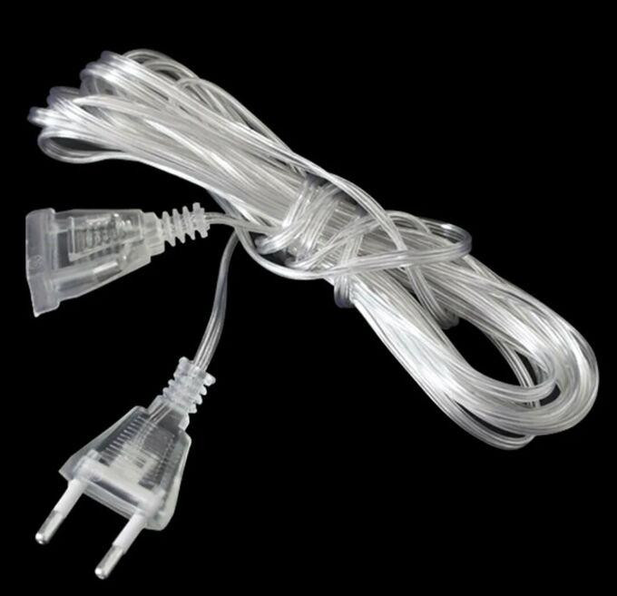 Подовжувач для гірлянд 5м Прозорий Вінниця - фото 3