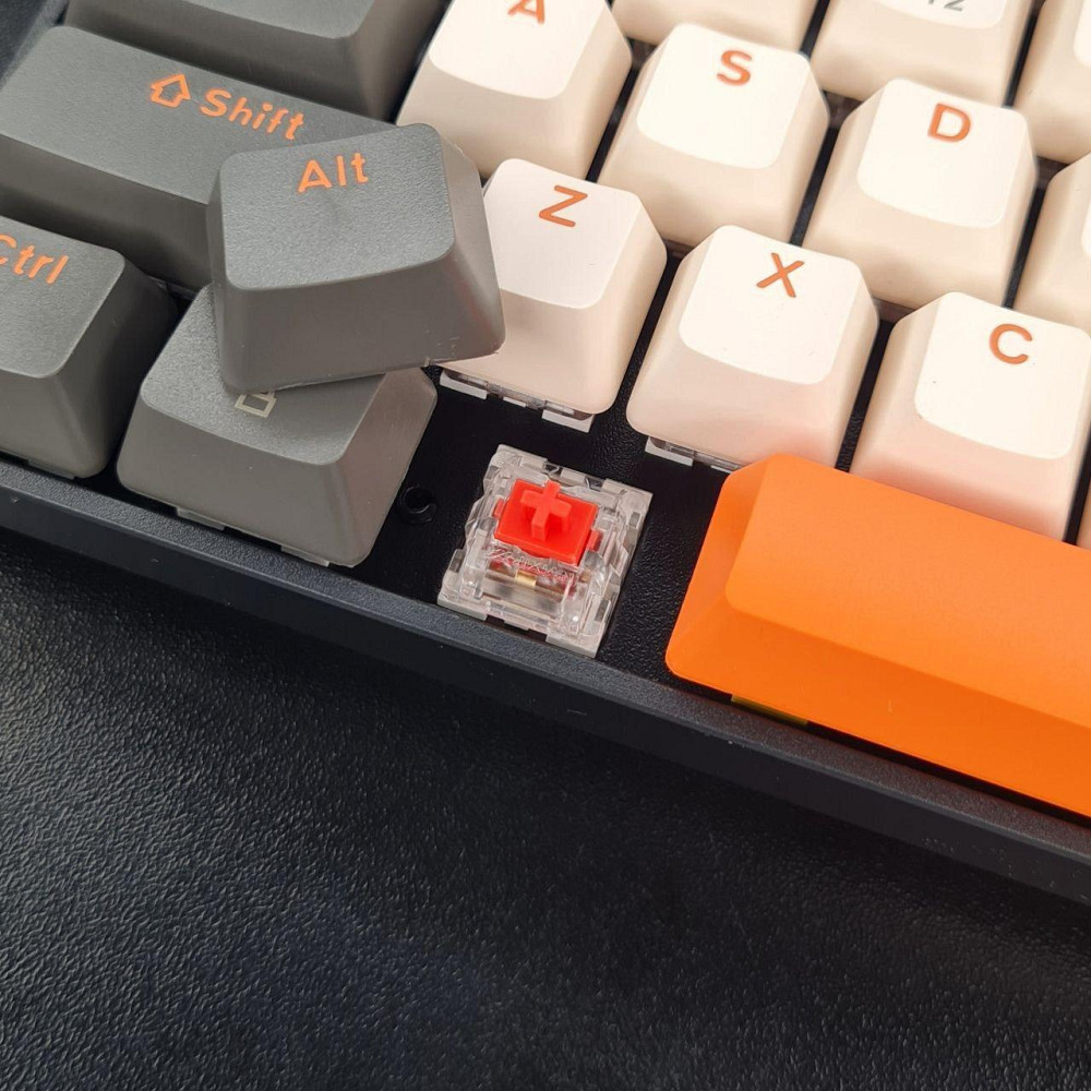 Безпровідна механічна клавіатура Ziyo K68 60% 2.4Гц Клевань - фото 3