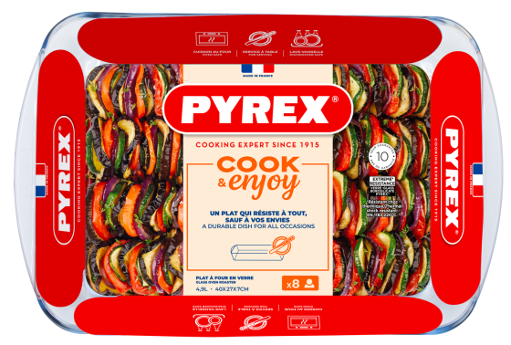 Форма для запекания Pyrex, 40х27х7 см (4.9 л) (7092327) Киев