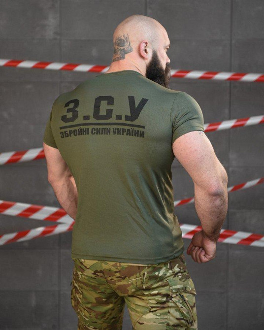 Тактична потовідвідна футболка SABUR-зсу олива ВТ6551 Одеса - фото 2