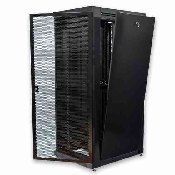 Шафа серверна CMS 42U 800 х 1055 UA-MGSE42810PB з перфорованими дверима для мережевого обладнання Київ