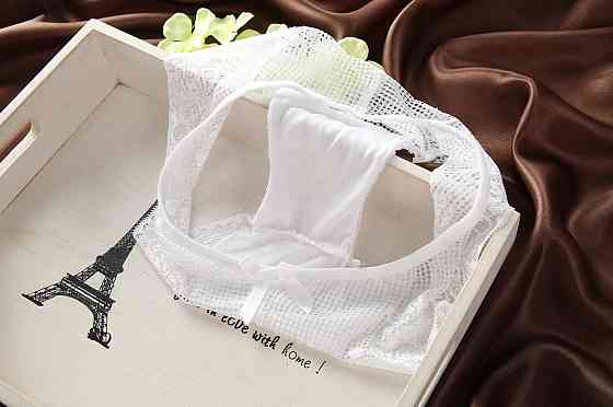 Комплект нижнего белья кружевной женский белый 80B Киев