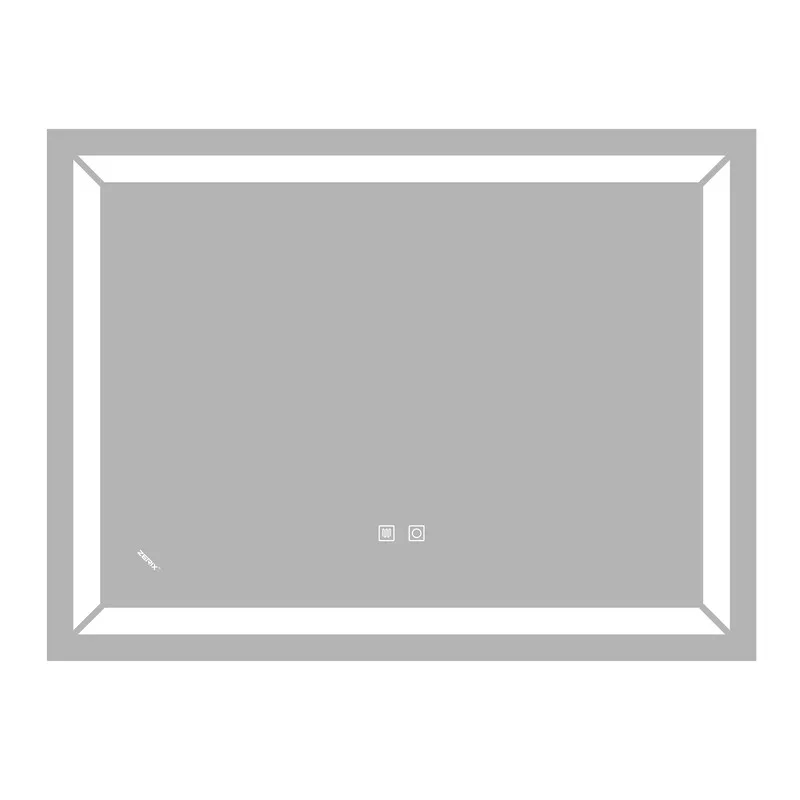 Зеркало Zerix Kubix MR04-80x60-REVERSE с LED Touch, Anti-fog, диммером, регулятором яркости (ZX6054) Киев - изображение 1