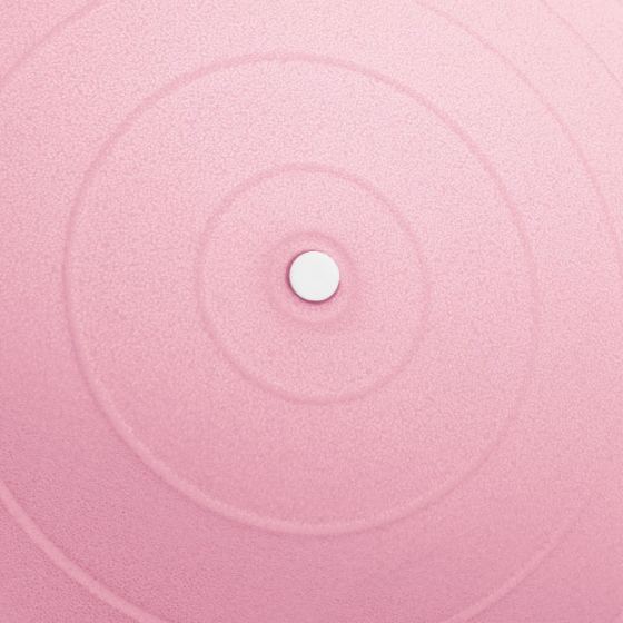 Фітбол Queenfit 65см світло-рожевий + насос Киев