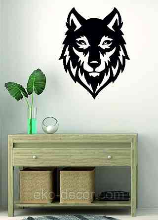 Декоративное настенное Панно «Волк», Декор на стену 90*69 см Киев