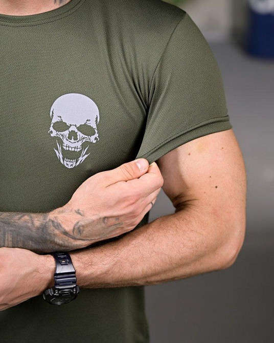 Тактична потовідвідна футболка Донецька зона oliva РП7342 Одеса - фото 5