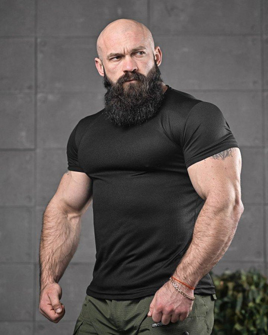 Тактична футболка потоотводная odin всесвіт чорна ДЛ6545 Одеса - фото 3