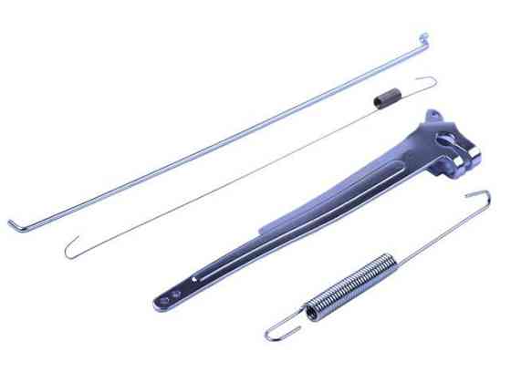 Важіль приводу дросельної заслінки з тягою та пружиною на бензиновий двигун 177F Мукачево