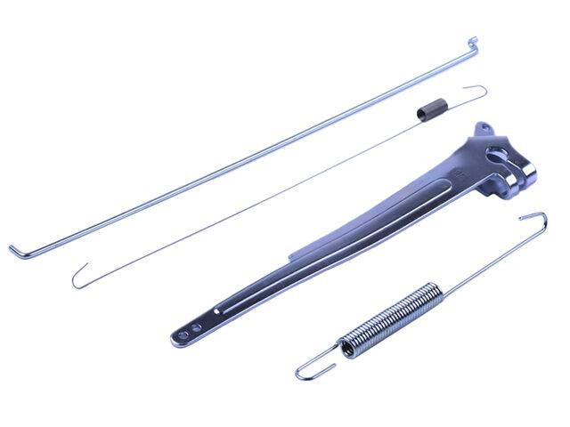 Важіль приводу дросельної заслінки з тягою та пружиною на бензиновий двигун 177F Мукачево - фото 1