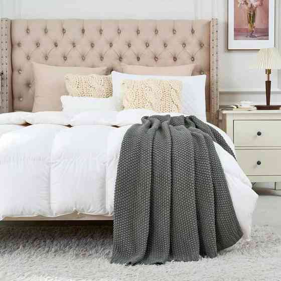 Плед - Покривало Lovely Svi В'язані 150 x 200 см - Всі Сезони Сірий (121025) Київ