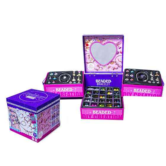 Дитячий набір з прикрасами для створення шарм-браслетів "Jewelry Box" KSY951 Вінниця